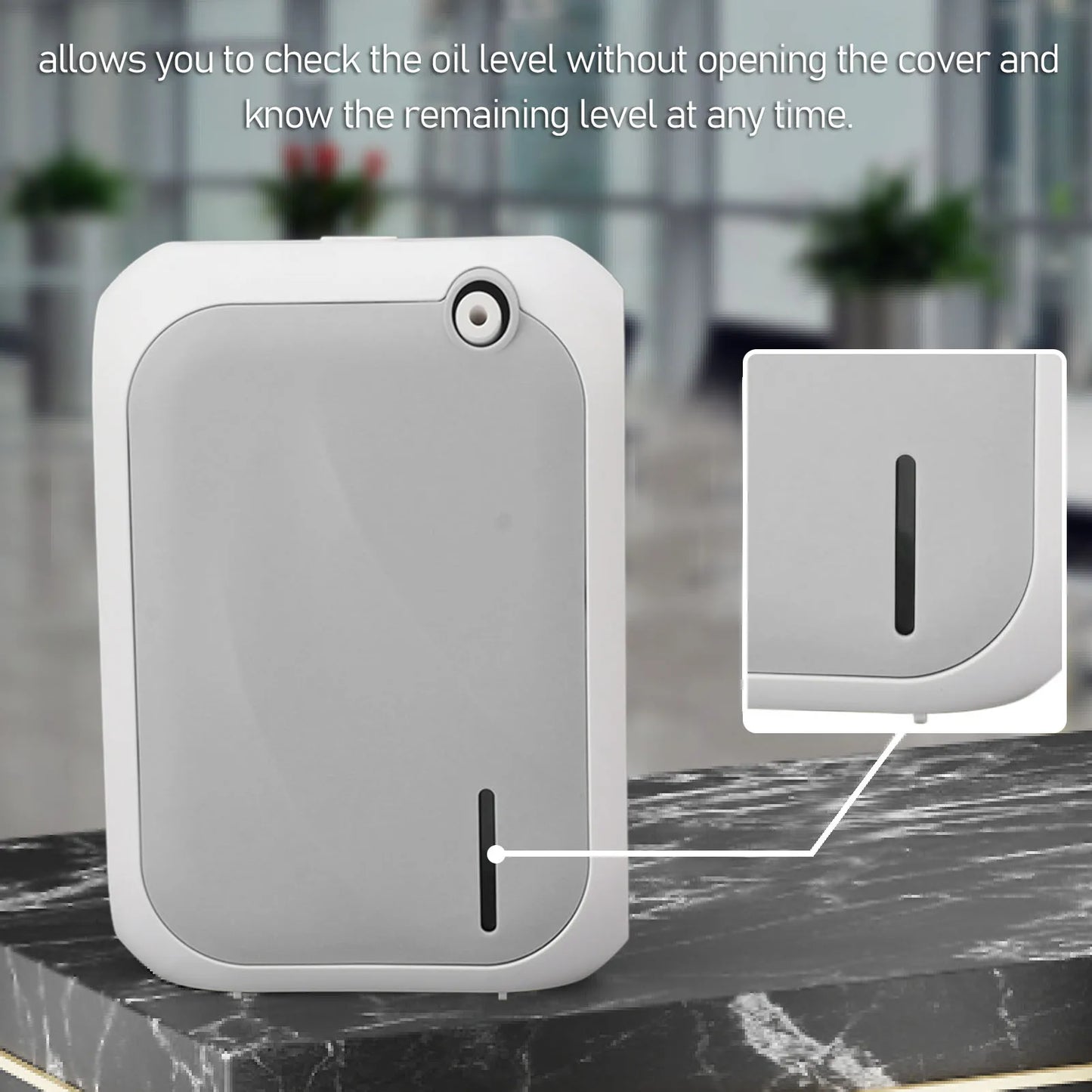 Aromatherapy Diffuser Machine Premium PP 2 Way Placement 140ml 4 Speed Air Diffuser USB Powered for Restaurants