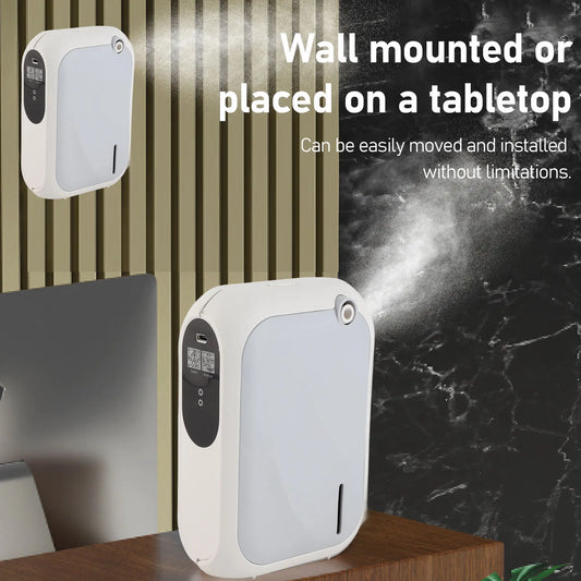 Aromatherapy Diffuser Machine Premium PP 2 Way Placement 140ml 4 Speed Air Diffuser USB Powered for Restaurants