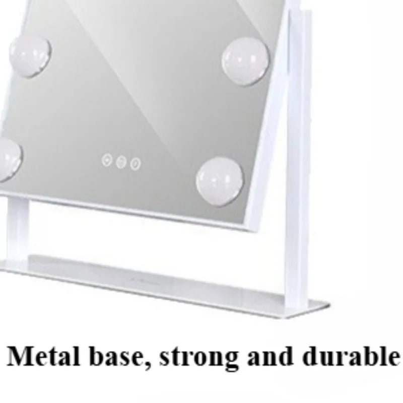 Smart Makeup Mirrors Adjustable Desktop Fill Light Led Mirrors with Magnetic Attraction Magnifying Glass Bedroom Decorations