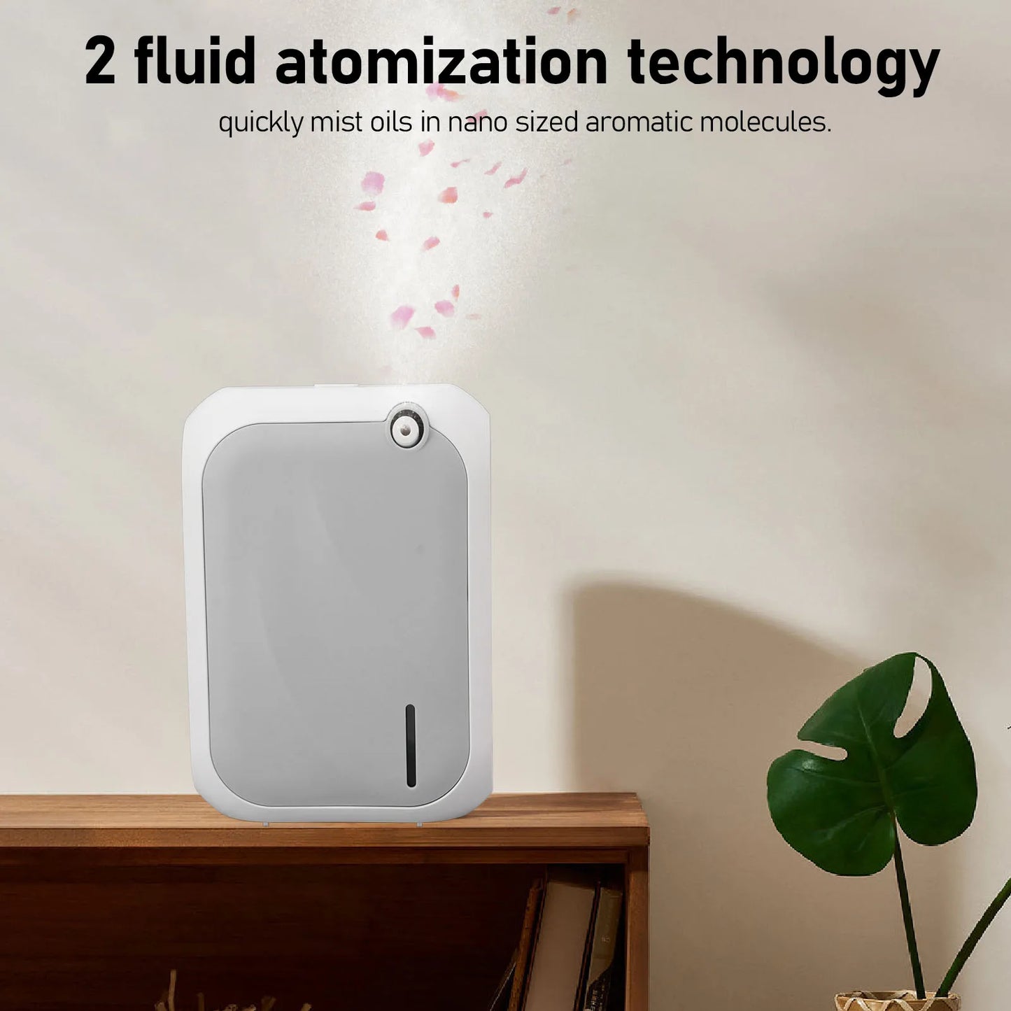 Aromatherapy Diffuser Machine Premium PP 2 Way Placement 140ml 4 Speed Air Diffuser USB Powered for Restaurants